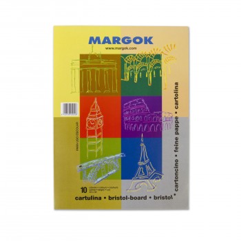 BLOC CARTULINA COLORES MANUALIDADES MARGOK