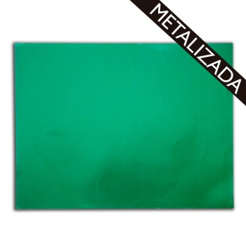 CARTULINA 50X65 METALIZADA VERDE SADIPAL