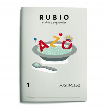 CUADERNO RUBIO MAYÚSCULAS Nº1 3 AÑOS