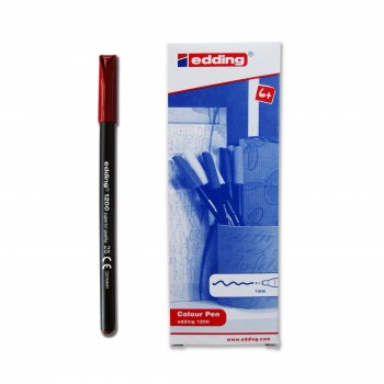 ROTULADOR 1200 ROJO OSCURO 28 EDDING