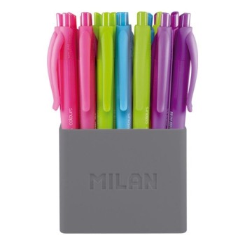 BOLÍGRAFOS P1 TOUCH COLOURS SURTIDO 24UNDS. MILAN