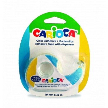 BLÍSTER CINTA ADHESIVA + PORTARROLLO CARIOCA