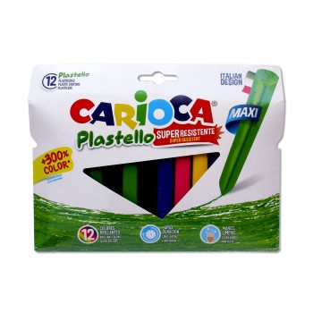 PLASTICERAS TRIANGULAR MAXI 12 COLORES CARIOCA