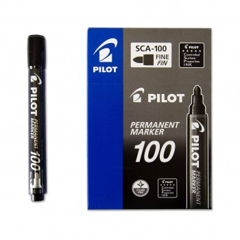 ROTULADOR PERMANENTE 100 NEGRO PILOT