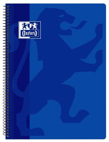 BLOC Fº TAPA PLÁSTICO CUADRO 4X4 80H CLASSIC AZUL OXFORD 400093618