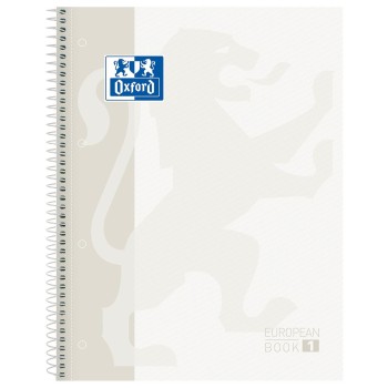BLOC Fº MICROPERFORADO TAPA EXTRADURA BRILLANTE CUADRO 5X5 80H CLASSIC BLANCO OXFORD 400117449