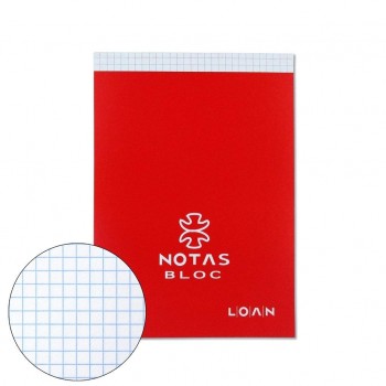 BLOC NOTAS 4º CUADRO ENCOLADO LOAN T504/C