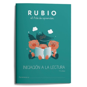 CUADERNO RUBIO INICIACIÓN A LA LECTURA 4 AÑOS