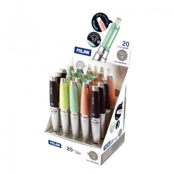 PORTAMINAS CAPSULE SLIM SILVER 0.5MM MILAN