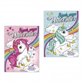 LIBRO SUPER PEGACOLOR UNICORNIO SALDAÑA CAD127