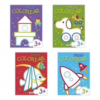 LIBRO MULTI COLOREAR +3 AÑOS SALDAÑA CPC127
