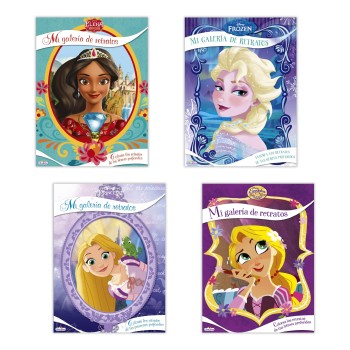 LIBRO COLOREA RETRATOS PRINCESAS SALDAÑA LD0839