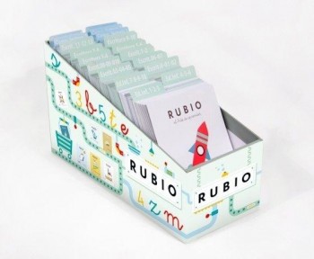 EXPOSITOR CARTÓN CUADERNO RUBIO ESCRITURA