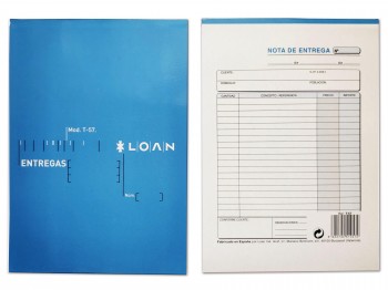 TALONARIO 4º ENTREGAS LOAN T57