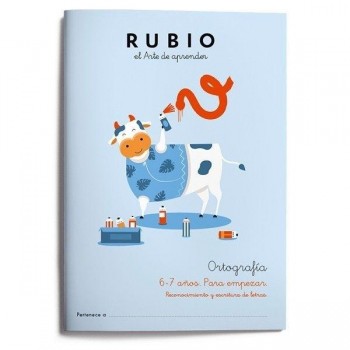 CUADERNO RUBIO ORTOGRAFÍA 6-7 AÑOS Nº1