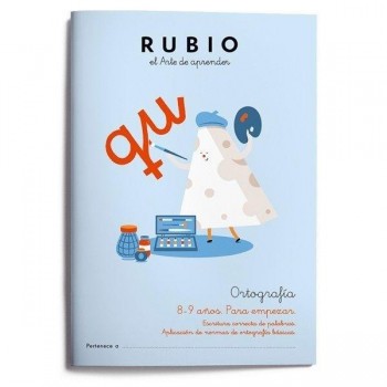 CUADERNO RUBIO ORTOGRAFÍA 8-9 AÑOS Nº3