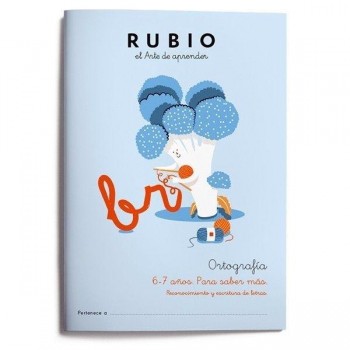 CUADERNO RUBIO ORTOGRAFÍA 6-7 AÑOS Nº2