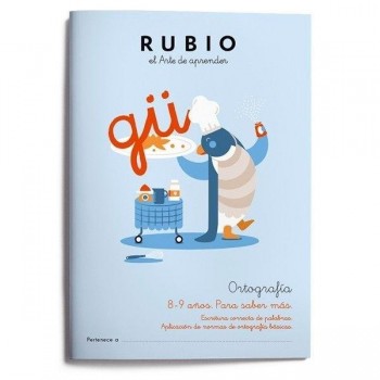 CUADERNO RUBIO ORTOGRAFÍA 8-9 AÑOS Nº4