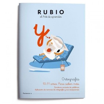 CUADERNO RUBIO ORTOGRAFÍA 10-11 AÑOS Nº6