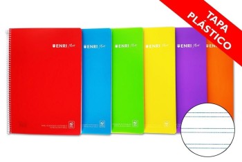 BLOC Fº T/PLÁSTICO PAUTA 90GR ENRI PLUS 586