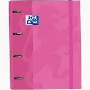 CARPETA Fº 4A TAPA EXTRADURA TOUCH FUCSIA PASTEL + RECAMBIO OXFORD 156