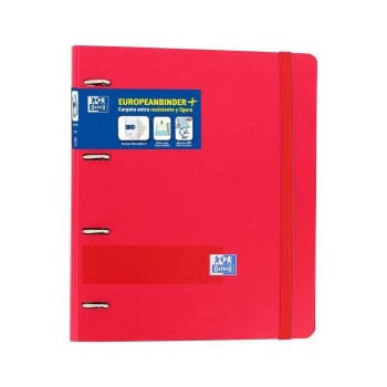 CARPETA A4 4A POLYFOAM LIVE&GO ROJO + RECAMBIO OXFORD 400131304