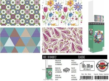 ROLLO PAPEL REGALO CLASSIC 100X300CM BASIKA