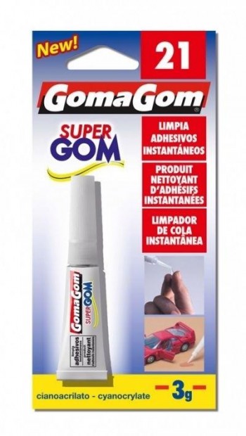 BLÍSTER LIMPIADOR PEGAMENTO 3GR Nº21 GOMAGOM