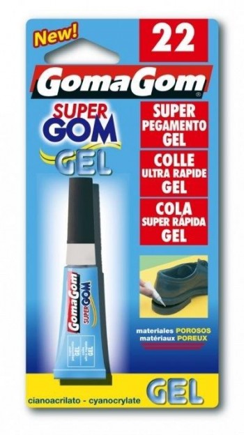 BLÍSTER PEGAMENTO GEL 3GR Nº22 GOMAGOM