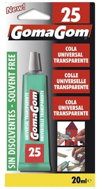 BLÍSTER COLA TRANSPARENTE 20ML Nº25 GOMAGOM