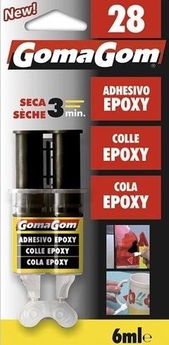BLÍSTER PEGAMENTO EPOXY 6ML Nº28 GOMAGOM