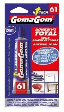 BLÍSTER PEGAMENTO TOTAL TRANS. 20ML Nº61 GOMAGOM