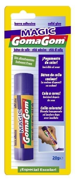 BLÍSTER PEGAMENTO BARRA MAGIC 20GR GOMAGOM
