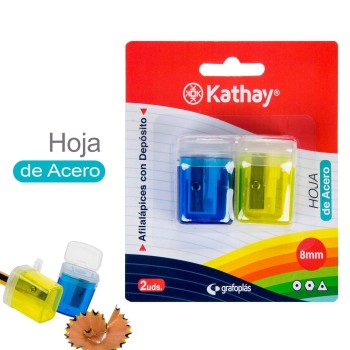 BLÍSTER 2 SACAPUNTAS CON DEPÓSITO CENTAURO 4598