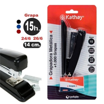 BLISTER GRAPADORA+ GRAPAS 24/6 KATHAY 0299