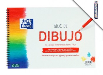 BLOC DIBUJO A4+ LISO 20H 130GR OXFORD 232 *