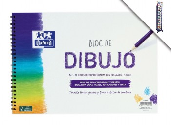 BLOC DIBUJO A4+ RECUADRO 20H 130GR OXFORD 234 *