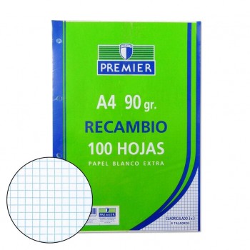 RECAMBIO Fº CUADRO 3MM 100H 90GR PREMIER ZORRILLA