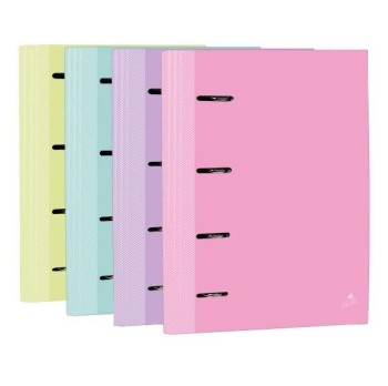 CARPETA Fº 4A 40MM PASTEL MARIOLA 2303R-EX