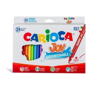 BLÍSTER CARTÓN ROTULADORES JOY 24 COLORES CARIOCA
