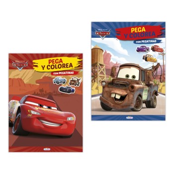 LIBRO PEGACOLOR CARS SALDAÑA LD1009