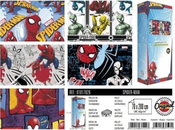 ROLLO PAPEL REGALO SPIDERMAN 70X200CM BASIKA