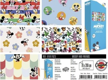 ROLLO PAPEL REGALO DISNEY 70X200CM BASIKA