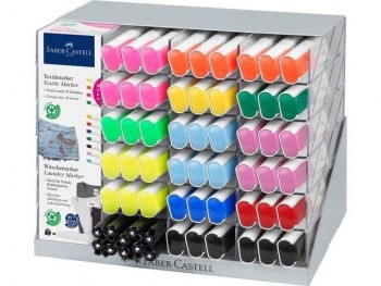 EXPOSITOR MARCADORES TEXTIL 120UNDS. FABER-CASTELL