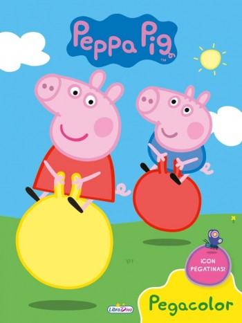 LIBRO SUPER PEGACOLOR PEPPA PIG SALDAÑA LD0916
