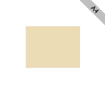 CARTULINA A4 CREMA/MARFIL