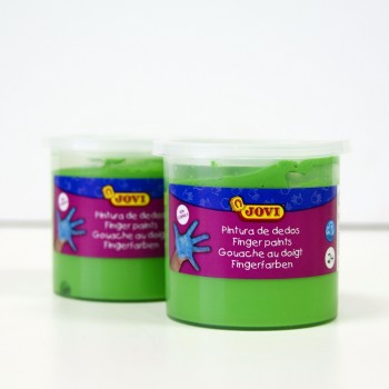 PINTURA DEDOS VERDE 125ML JOVI