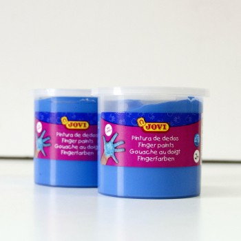 PINTURA DEDOS AZUL 125ML JOVI