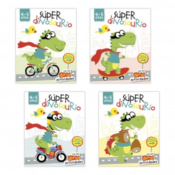 LIBRO PINTACOLOR SUPER DINOSAURIO SALDAÑA CPC177