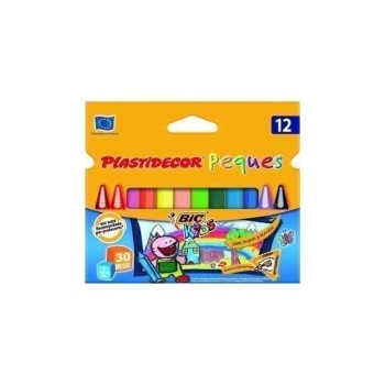 BLÍSTER 12 CERAS PLASTIDECOR PEQUES BIC